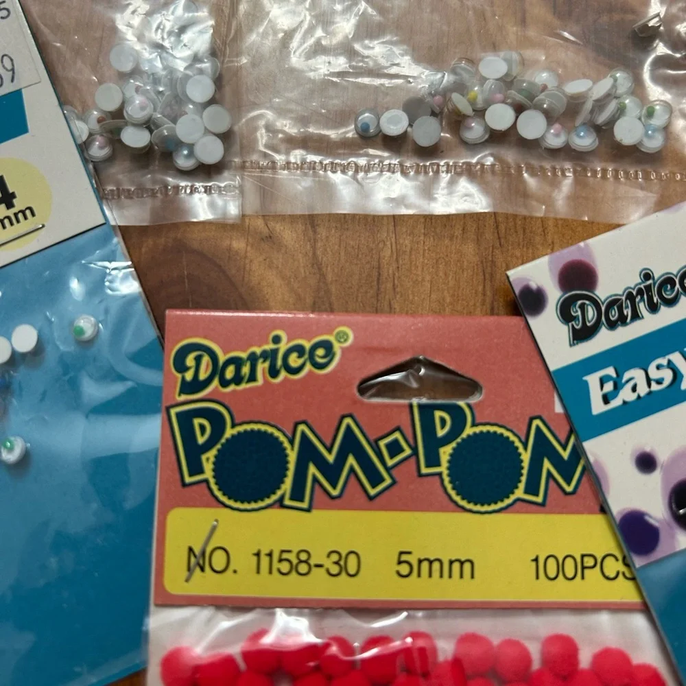 Googly Eyes Darice Assorted Craft Eyes & Pom-Poms Pack